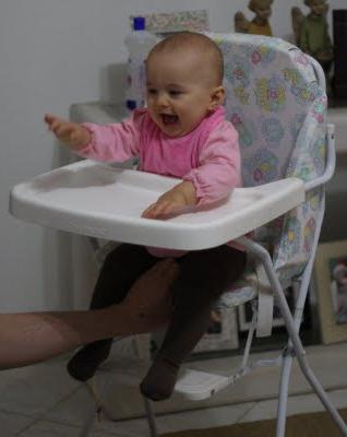 vysoká stolička šťastné dieťa kevin
