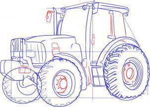 Ako nakresliť traktor: návod krok za krokom