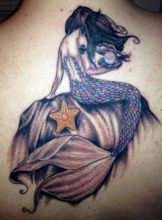Mermaid tetovanie. Popis a význam